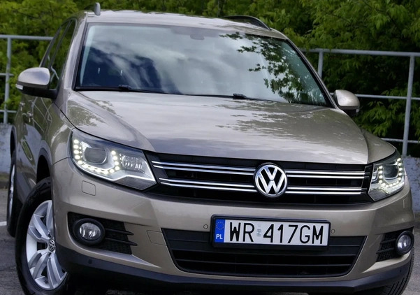 mazowieckie Volkswagen Tiguan cena 54800 przebieg: 211938, rok produkcji 2012 z Radom
